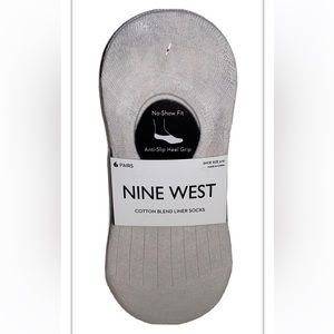 Nine West No Show Socks 6 Pair Women’s 5-10 Multicolor Tan Brown Black NEW!$28